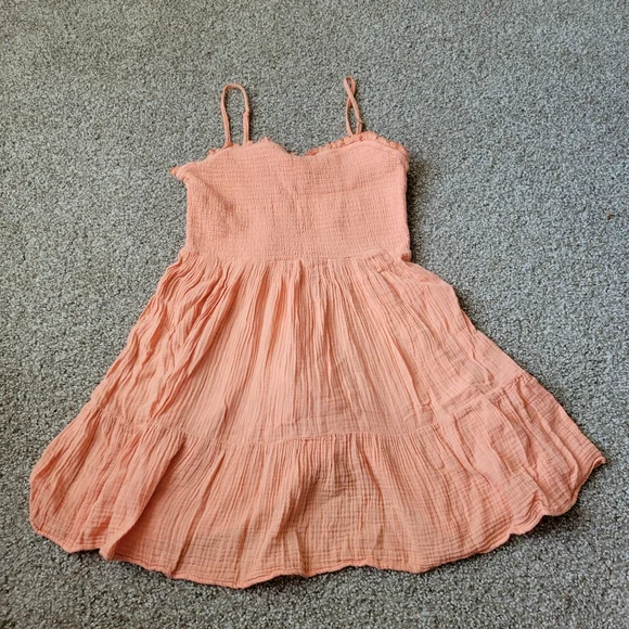 Anthropologie Flowy Coral Womens Blouse Top Size Medium - Picture 4 of 16